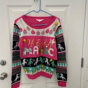 Holiday Magic Pink “Ugly Christmas Sweater”